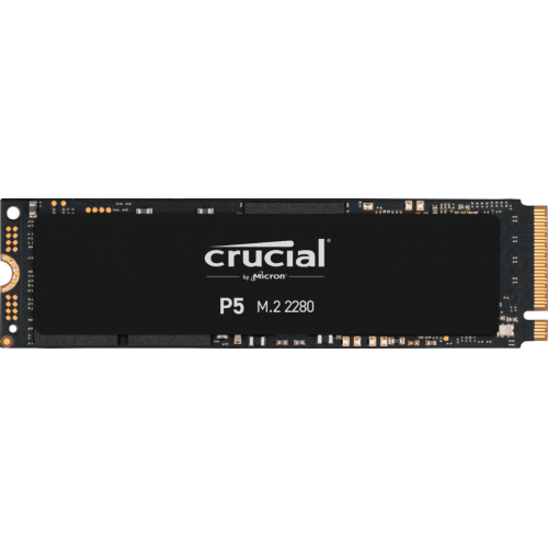 Твердотельный накопитель Crucial P5 SSD 2000GB, M.2 (2280), PCIe Gen 3.0, NVMe, R3400/W3000, 1200 TBW CT2000P5SSD8