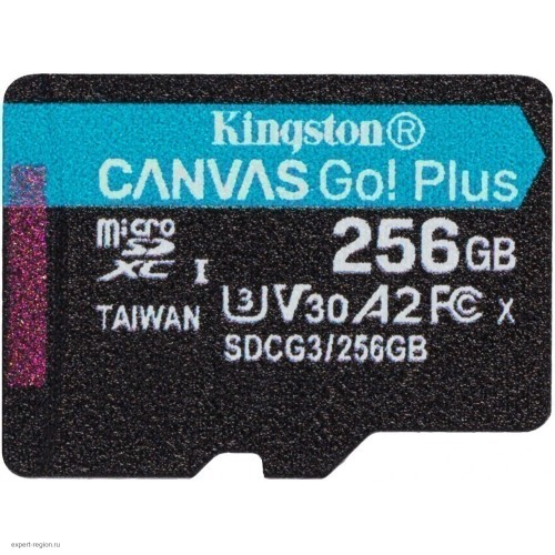 Карта памяти 256Gb MicroSD Kingston Class 10 (SDCG3/256GBSP)