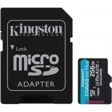 Карта памяти 256Gb MicroSD Kingston Class 10 + SD адаптер (SDCG3/256GB)