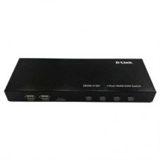KVM-переключатель D-Link DKVM-410H/A1A, 4-портовый с портами HDMI и USB