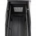 Шкаф 19" LANMASTER Business, 18U 600x800, черный, передняя дверь стекло, задняя дверь распашная металл