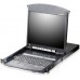 Переключатель KVM ATEN 8P CAT5 HIGH DENSITY DUAL RAIL LCD 19INCH OVER IP