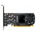 Видеокарта PNY Nvidia Quadro P1000 DVI 4GB GDDR5, 128-bit, PCIEx16 3.0, mini DP 1.4 x4, Active cooling, TDP 47W, LP, Bulk, (YPVCQP1000DVIV2BLK1)