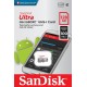 Карта памяти 128Gb MicroSD SanDisk Ultra Class 10 (SDSQUNR-128G-GN6MN)