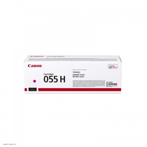 Картридж лазерный Canon 055 H M 3018C002 пурпурный (5900стр.) для Canon MF645Cx/MF643Cdw/MF641Cw/LBP623Cdw/621Cw