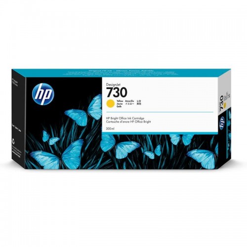 Картридж струйный HP 730 P2V70A желтый (300мл) для HP DJ T1700