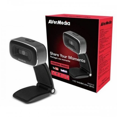 Веб-камера Avermedia PW310O черный 2Mpix USB2.0 с микрофоном