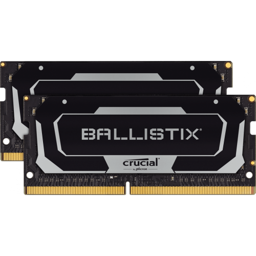 Память оперативная Crucial 64GB Kit (32GBx2) DDR4 3200MT/s CL16 Unbuffered SODIMM 260 pin Ballistix Black BL2K32G32C16S4B