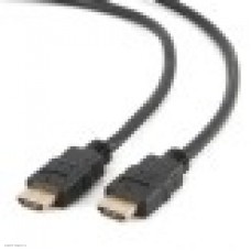 Кабель HDMI 19M-19M  1.0м ver.1.4 Gembird/Cablexpert серия Light, черный, позол.разъемы, экран, пакет (CC-HDMI4L-1M)