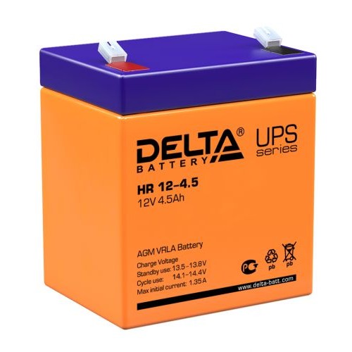 Аккумулятор Delta HR 12-4.5 12V 4.5Ah