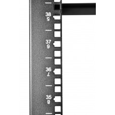 Стойка телекоммуникационная серверная 33U, глубина 1000 мм, цвет черный
