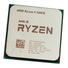 Процессор AMD Ryzen 5 5600X, 6/12, 3.7-4.6GHz, 384KB/3MB/32MB, AM4, 65W, 100-000000065 OEM