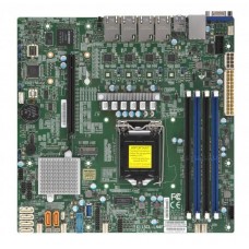 Материнская плата Supermicro Motherboard 1xCPU X11SCL-LN4F E-22**/ UpTo4UDIMM/ 6x SATA3/ C242 RAID 0/1/5/10/ 4xGE/ 1xPCIx16, M.2 Interface: 1 PCI-E 3.0 x4(9.6\