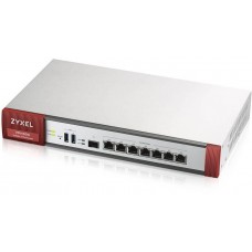 Межсетевой экран ZYXEL VPN300 ZyWall VPN Firewall Appliance 7 GE Copper/1 SFP, 3000 Mbit/S Firewall Throughput, 300 Ipsec VPN Tunnels VPN300-RU0101F
