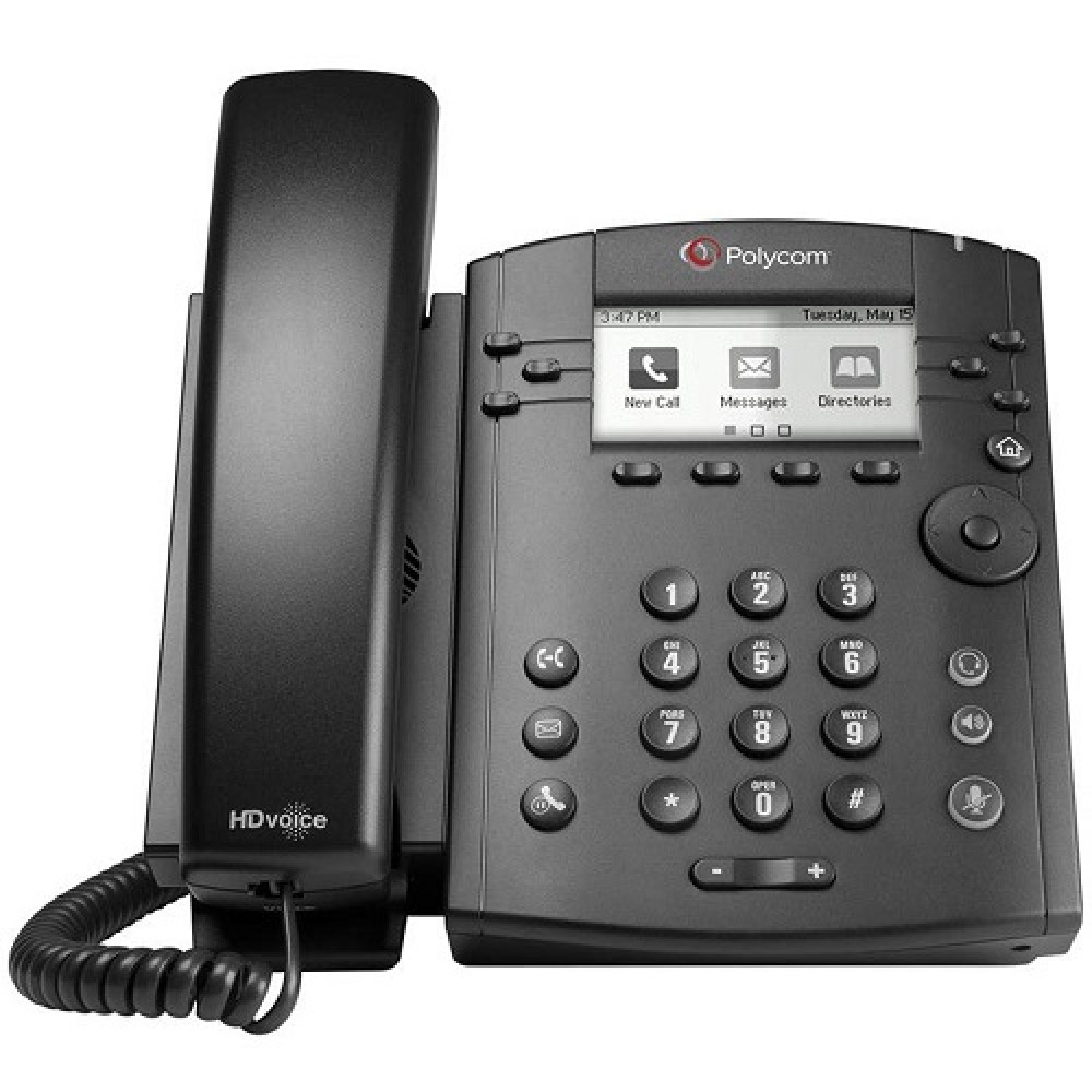 Телефонный аппарат Polycom VVX 301 2200-48300-114 - цена, купить в Компании  АСК город Владивосток | ACK-Shop