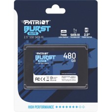 Накопитель SSD Patriot SATA III 480Gb PBE480GS25SSDR Burst Elite 2.5\