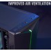 Корпус Aerocool Split-A-BK-v1 (ATX, Acrylic Window, RGB, USB3.0 x1, USB2.0 x2)