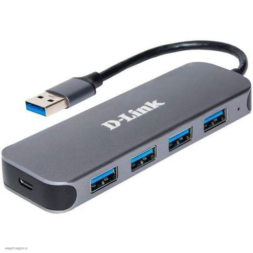 Хаб (разветвитель) D-Link DUB-1341/C1A, 4-port USB 3.0 Hub.4 downstream USB type A (female) ports, 1 upstream USB type A (male), support Mac OS, Windows XP/Vista/7/8, Linux, support USB 1.1/2.0/3.0