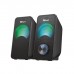 Колонки Trust Speaker System Arys, 2.0, 6W(RMS), USB / Mini jack 3.5mm, Black, RGB [23120]