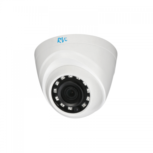 Мультиформатная купольная видеокамера RVi-1ACE400 (2.8) white