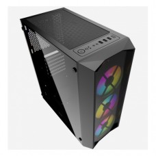 Корпус Powercase Rhombus X3 Mesh LED 3x120mm 5-color CMRMX-L3