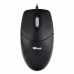 Мышь Trust Mouse Basi, Optical, USB, 1000dpi, Ergonomic, Black, подходит под обе руки  [16591]