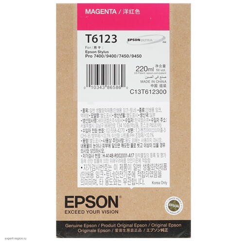 Картридж струйный Epson C13T612300