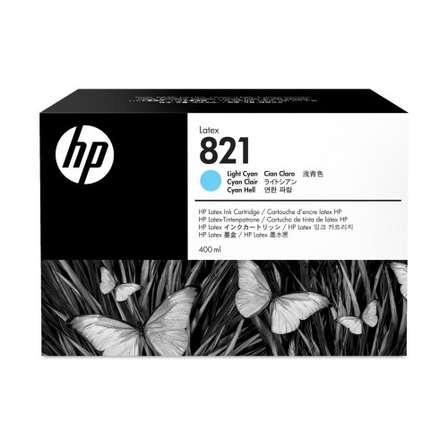 Картридж HP 821A Latex 400ml светло-голубой (G0Y90A)