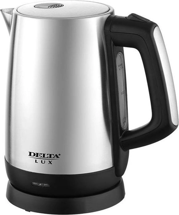 Чайник DELTA LUX DL-1207 (1,7л, нерж.) черный