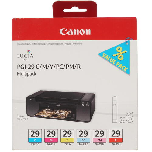 Набор картриджей Canon PGI-29 C/M/Y/PC/PM/R