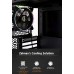 Корпус ZALMAN K1 Rev.B, ATX, BLACK, WINDOW, EDGE RGB DESIGN, 2x3.5", 2x2.5", 2xUSB2.0, 2xUSB3.0, FRONT 1x120mm, REAR 1x120mm ARGB