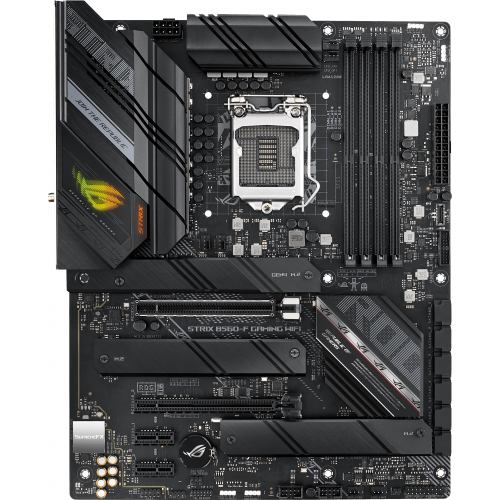 Материнская плата ASUS ROG STRIX B560-F GAMING WIFI,  LGA1200, B560, 4*DDR4, HDMI+DP, CrossFireX, SATA3 + RAID, Audio, Gb LAN, USB 3.2*9, USB 2.0*5, ATX ; 90MB16J0-M0EAY0