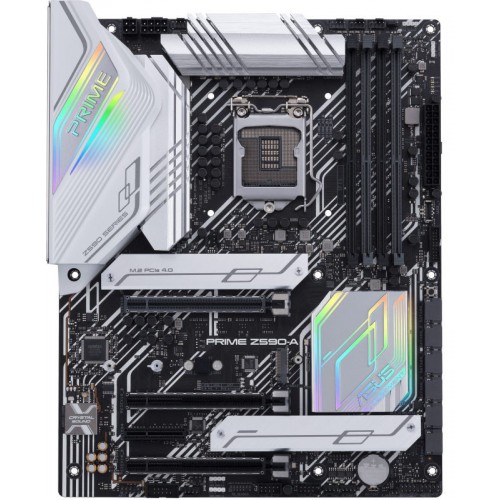 Материнская плата ASUS PRIME Z590-A, LGA1200, Z590, 4*DDR4, HDMI+DP, CrossFireX, SATA3 + RAID, Audio, Gb LAN, USB 3.2*8, USB 2.0*6, COM*1 header (w/o cable), ATX ; 90MB16D0-M0EAY0
