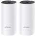 Точка доступа TP-LINK Deco P9(2-Pack) AC1200 Home Mesh Wi-Fi system with AV1000 Powerline, 867 Mbps at 5 GHz + 300 Mbps at 2.4 GHz, 2 gigabit ports