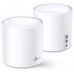 Точка доступа TP-LINK Deco X20 (2-pack) AX1800 Whole Home Mesh Wi-Fi System, Wi-Fi 6, 1201Mbps(2 streams) at 5GHz and 574Mbps (2 streams) at 2.4GHz, 2 Giga RJ-45 ports of each unit