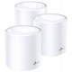 Точка доступа TP-LINK Deco X60(3-pack) AX3000 Whole Home Mesh Wi-Fi System, WiFI 6, 2402Mbps at 5G and 574Mbps at 2.4G, 2 Giga ports of each unit
