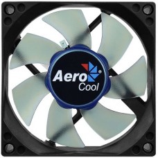 Вентилятор Aerocool Motion 8 Blue-3P 80x80mm 3-pin 25dB 90gr LED Ret