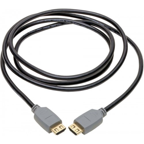 Кабель аудио-видео Tripplite P568-006-2A HDMI (m)/HDMI (m) 1.8м. позолоченные контакты черный/серый