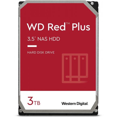 Жесткий диск WD Original SATA-III 3Tb WD30EFZX NAS Red Plus (5400rpm) 128Mb 3.5"