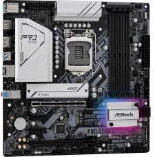 Материнская плата Asrock Z590M PRO4 Soc-1200 Intel Z590 4xDDR4 mATX AC`97 8ch(7.1) GbLAN RAID+HDMI+DP
