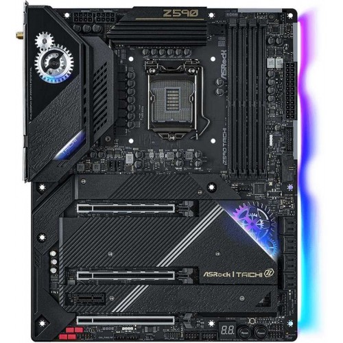 Материнская плата Asrock Z590 TAICHI Soc-1200 Intel Z590 4xDDR4 ATX AC`97 8ch(7.1) 1 x 2.5Gigabit + Gigabit Ethernet RAID+HDMI