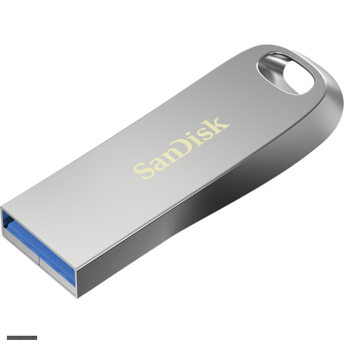 Флеш Диск Sandisk 32Gb Ultra Luxe SDCZ74-032G-G46 USB3.0 серебристый/черный
