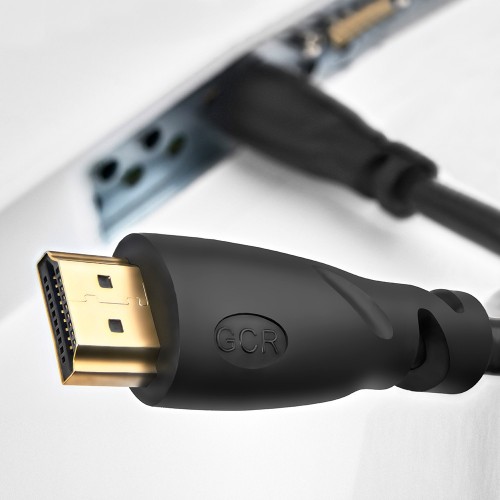 Кабель Greenconnect Premium 0.5m HDMI версия 2.0, HDR Ultra HD 4K60 Hz/ 5K30Hz, 3D, Ethernet 18.0 Гбит/с, OD8.0mm, 28/26 AWG, черный, GCR-51765 GCR-51765