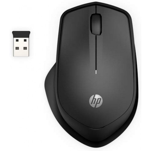 Мышь HP 280 Silent черный оптическая беспроводная USB