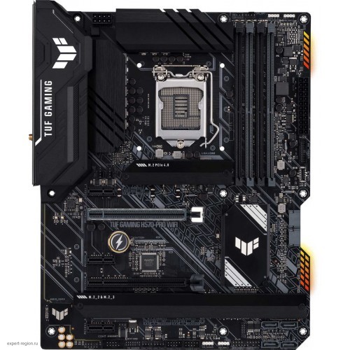 Материнская плата Asus TUF GAMING H570-PRO WIFI Soc-1200 Intel H570 4xDDR4 ATX AC`97 8ch(7.1) 2.5Gg RAID+HDMI+DP