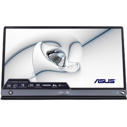 Монитор Asus 15.6" Portable MB16AMT черный IPS LED 5ms 16:9 M/M матовая 700:1 250cd 178гр/178гр 1920x1080 USB Touch