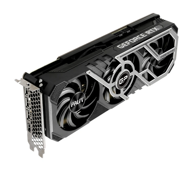 Видеокарта PALIT RTX3080 GAMINGPRO OC 10G GDDR6X 320bit 3-DP HDMI (NED3080S19IA-132AA)