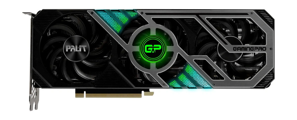 Видеокарта PALIT RTX3080 GAMINGPRO OC 10G GDDR6X 320bit 3-DP HDMI (NED3080S19IA-132AA)