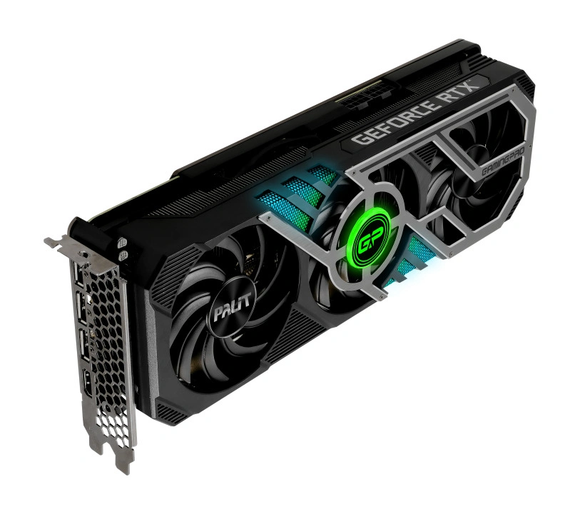 Видеокарта PALIT RTX3080 GAMINGPRO OC 10G GDDR6X 320bit 3-DP HDMI (NED3080S19IA-132AA)