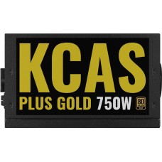 Блок питания Aerocool KCAS PLUS GOLD 750W <750W, ATX v2.4, APFC, Fan ARGB 12cm, 80+ Gold, Retail>